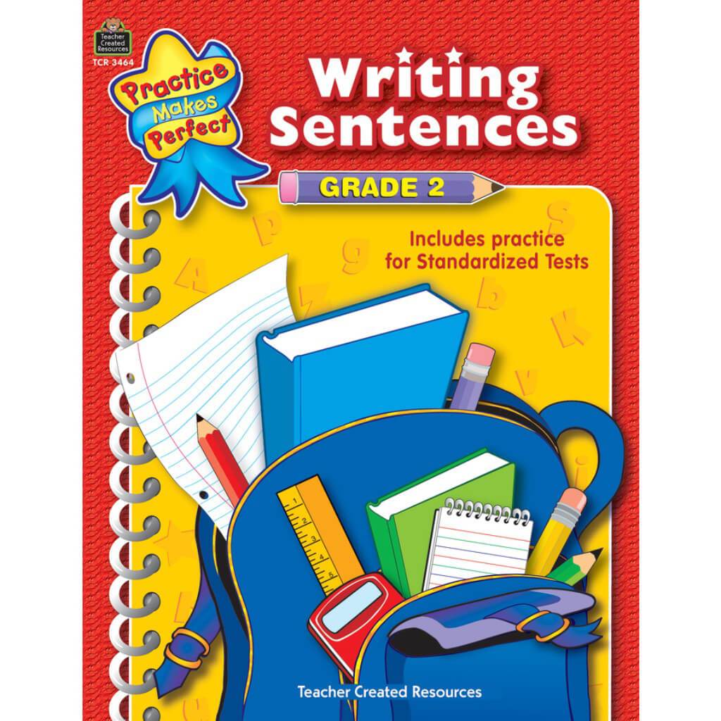 Writing Sentences Book Grade 2 