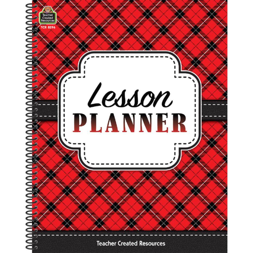 Plaid Lesson Planner Book