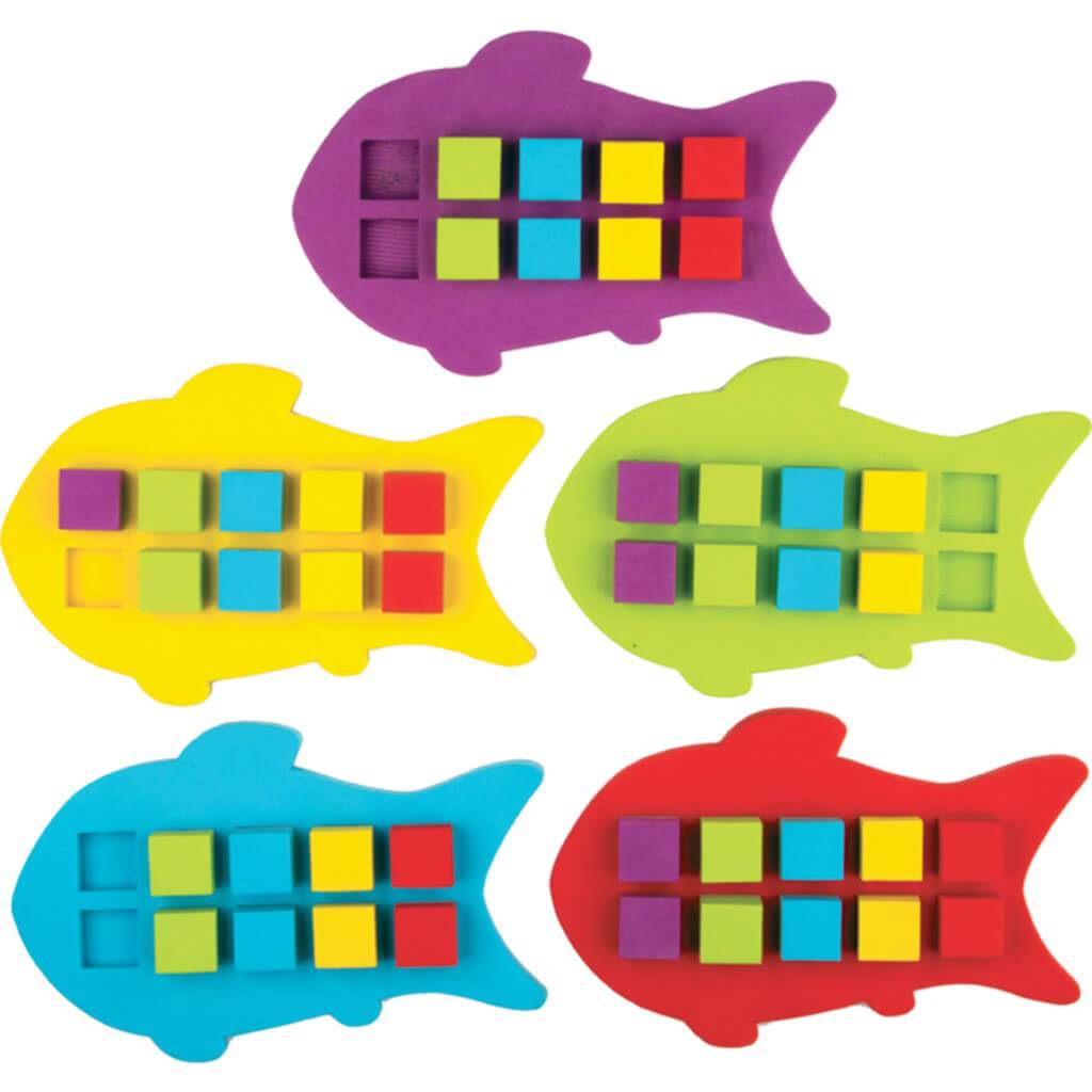 Magnetic Foam Fish Ten Frames 