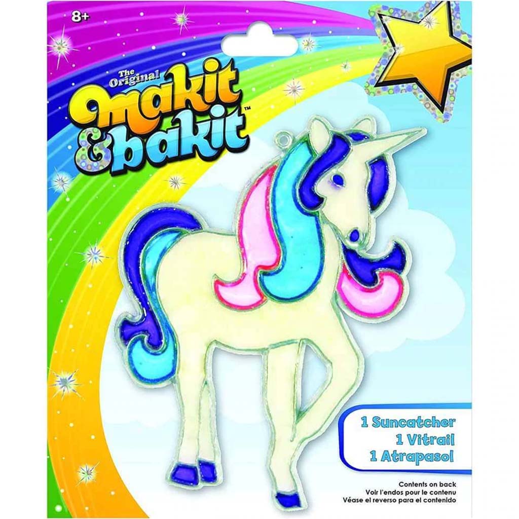 Makit &amp; Bakit Glitter Unicorn Suncatcher