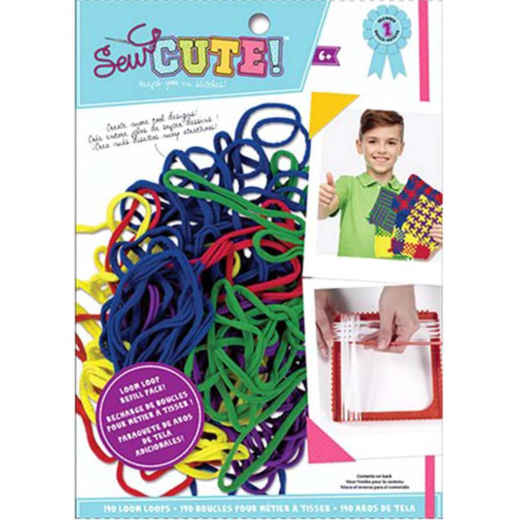 Sew Cute Loom Loop Refill Primary