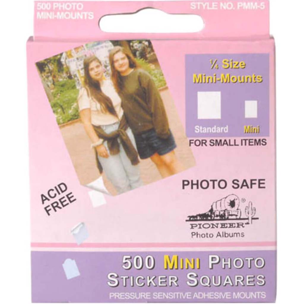 PHOTO MOUNTING SQUARES 500PK M 