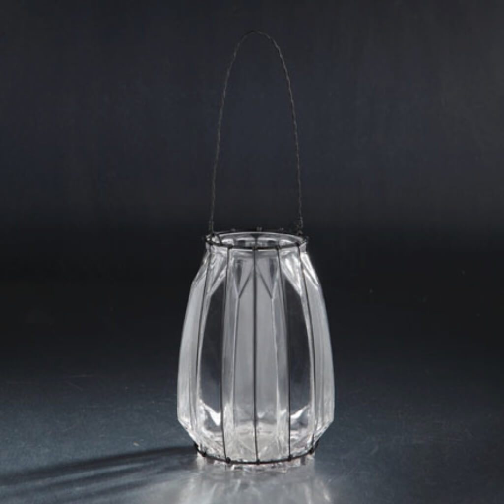 Vase H:8.5" D:5.5" Clear 