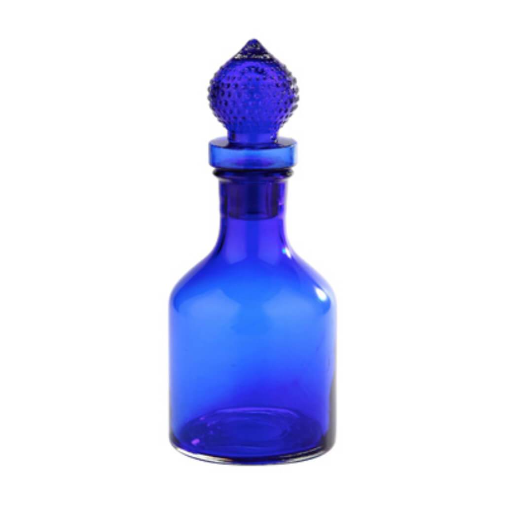 BOTTLE H:11&quot; D:5&quot; C. BLUE 