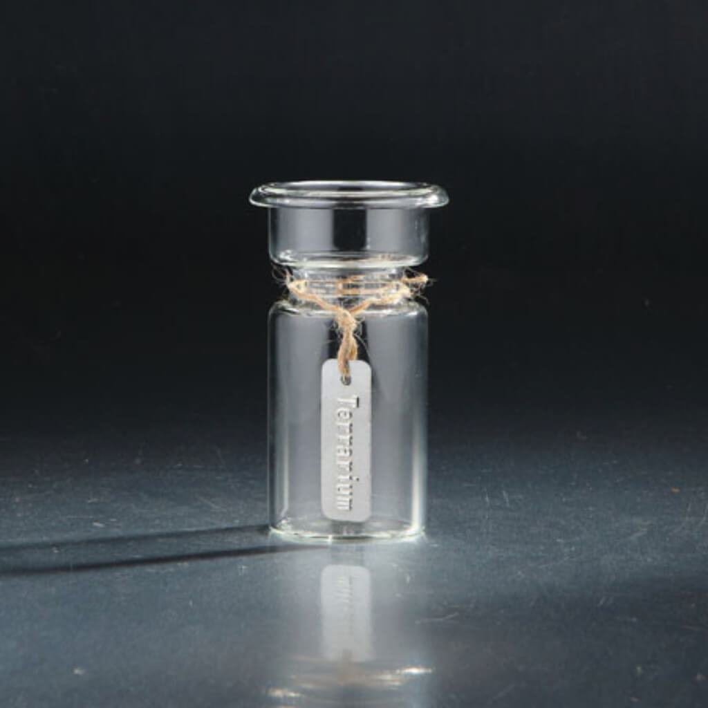 Candleholder H:5.5" D:3.5" Clear 