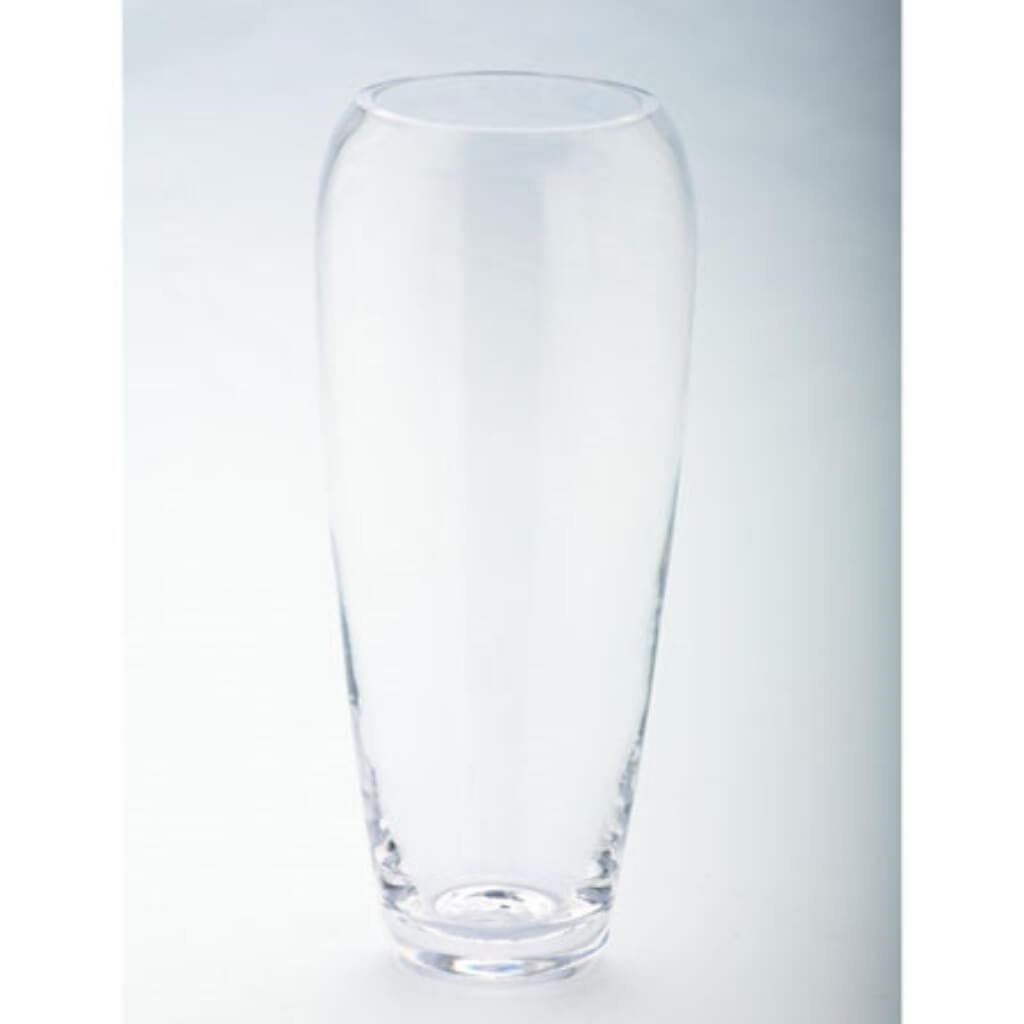 Vase H:9" D:4" Clear 