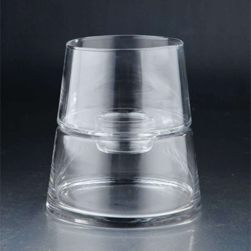 Glass Accessory H:9" D:8" Clear 