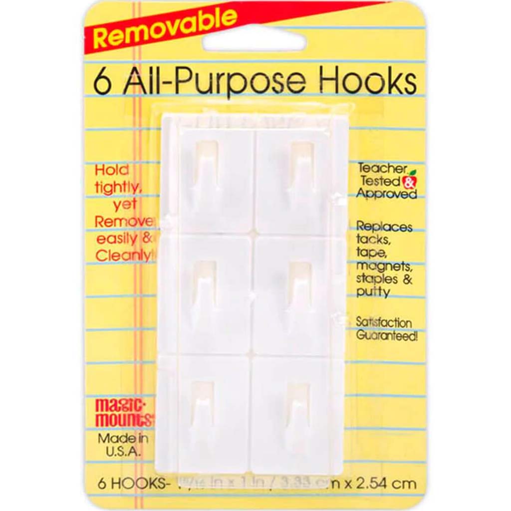 ALL PURPOSE HOOKS 6PCS 