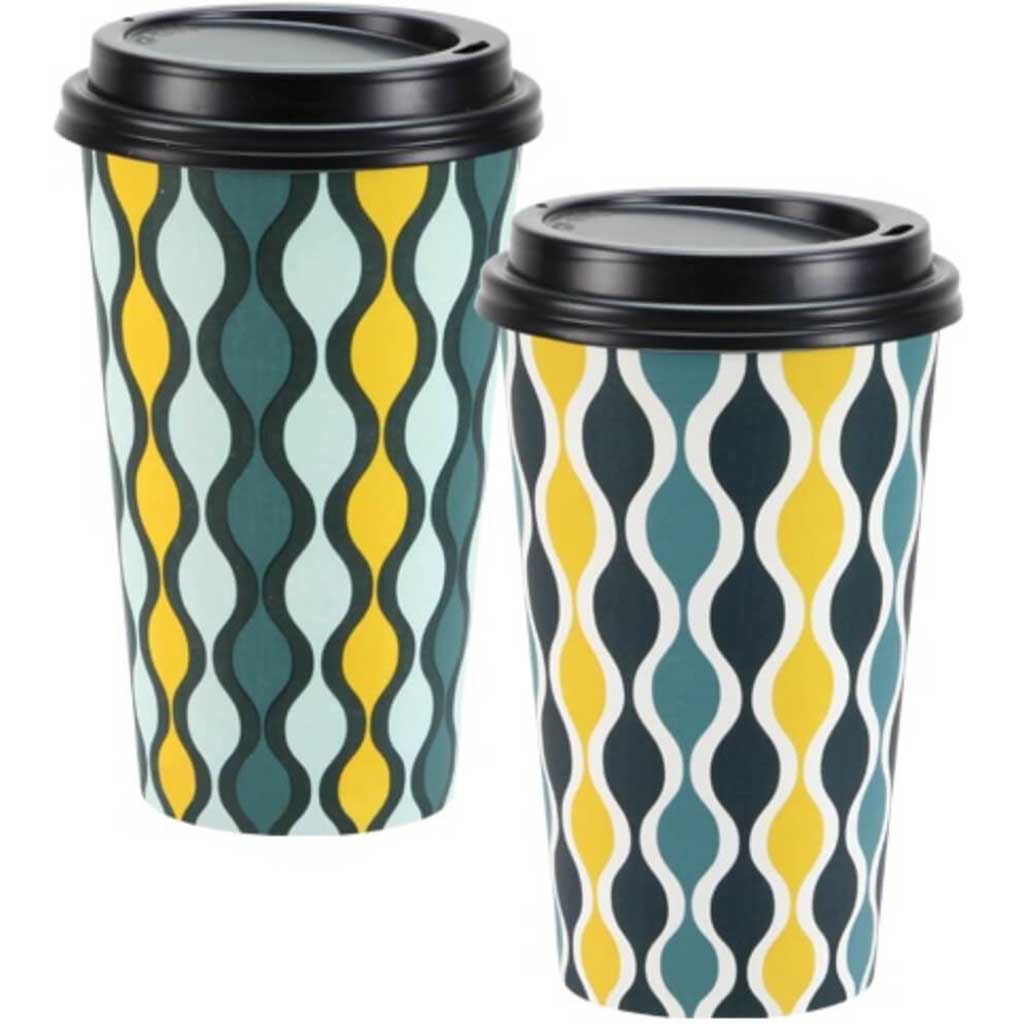 Geometrix Hot/Cold Cup with Lid 16oz 