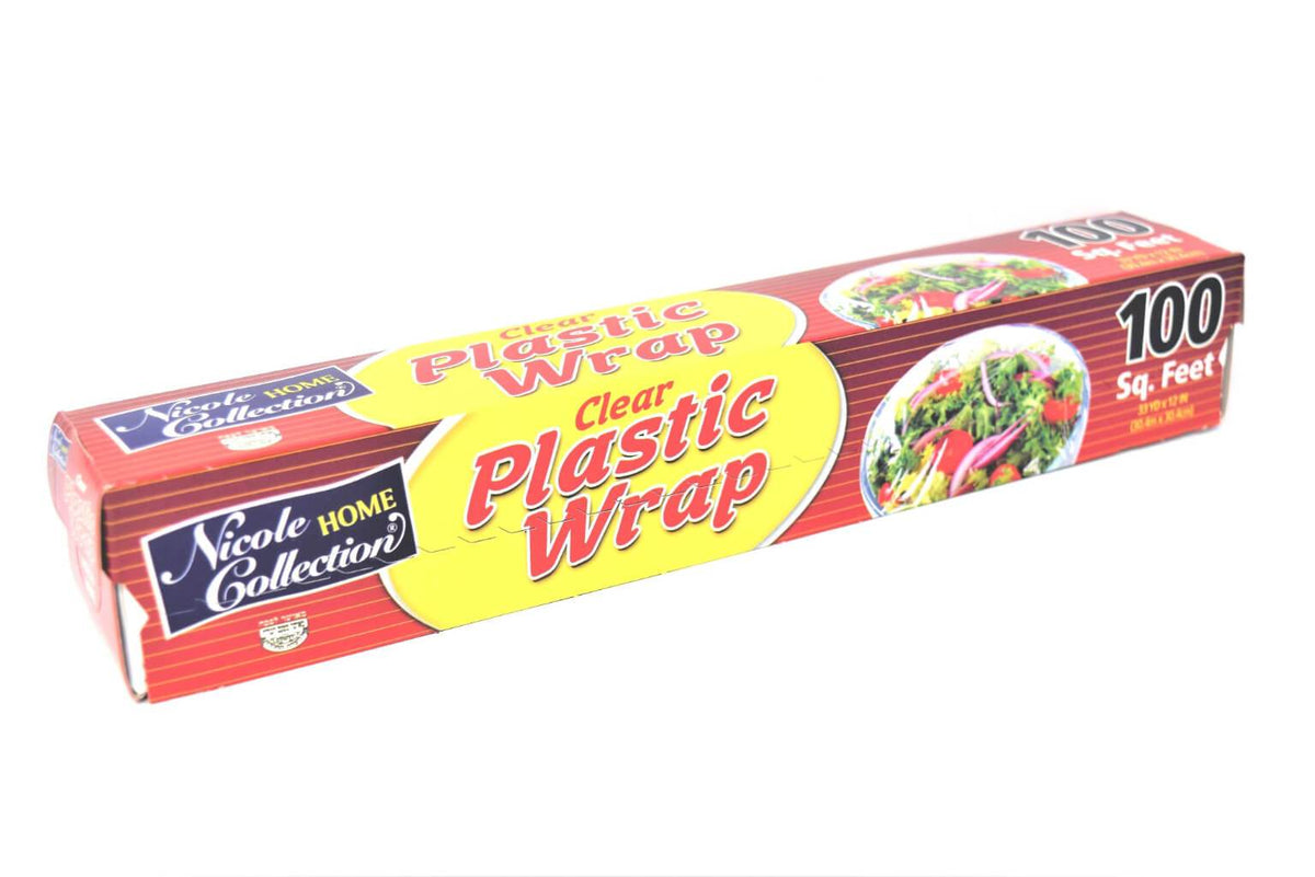 Plastic Wrap 100sq Feet Clear 