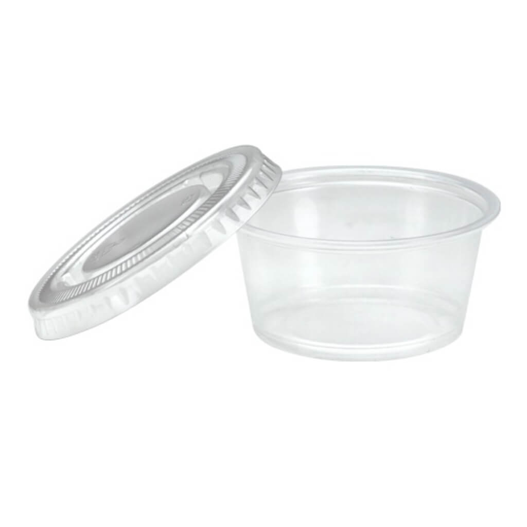 Portion Cups &amp; Lids, 2oz