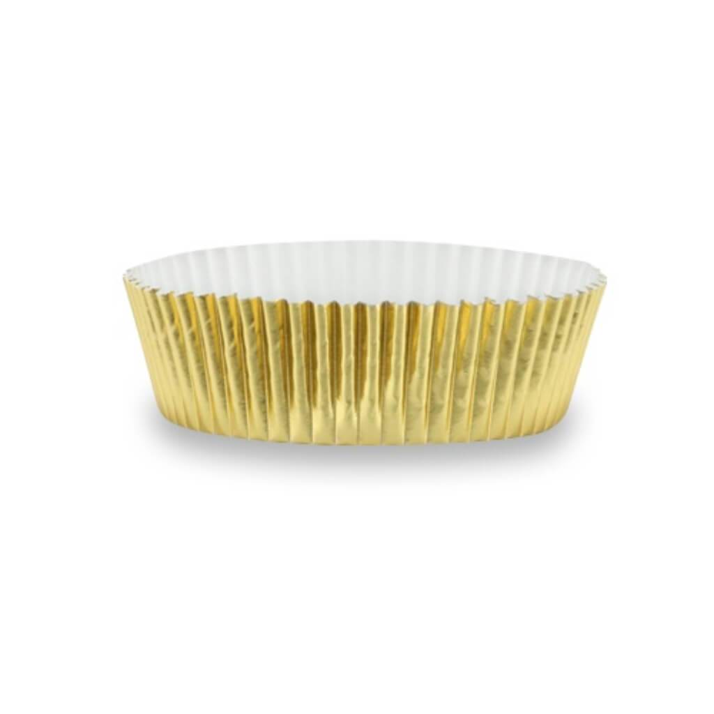 Elements Self Standing Foil Baking Cups Gold 48 Count 3&quot; 