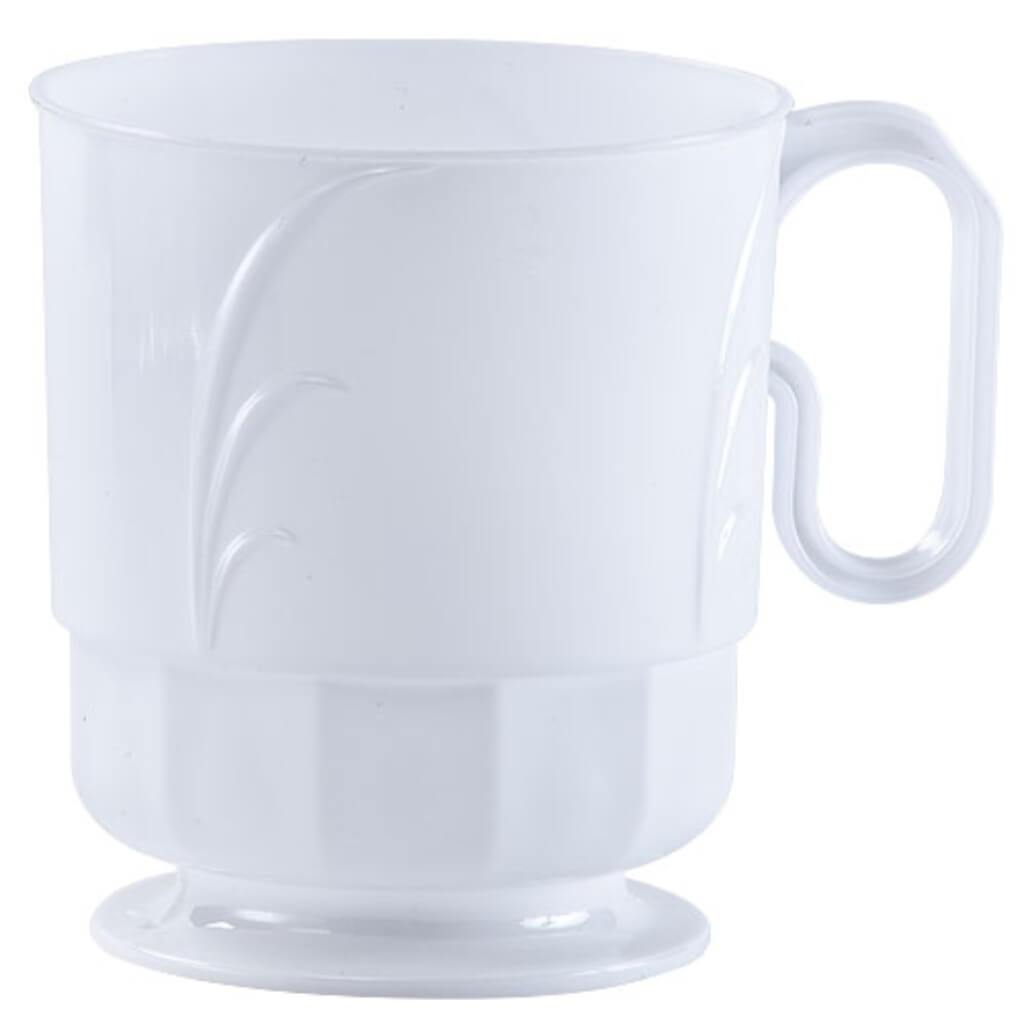 Elegance White Coffee Mug 8oz 