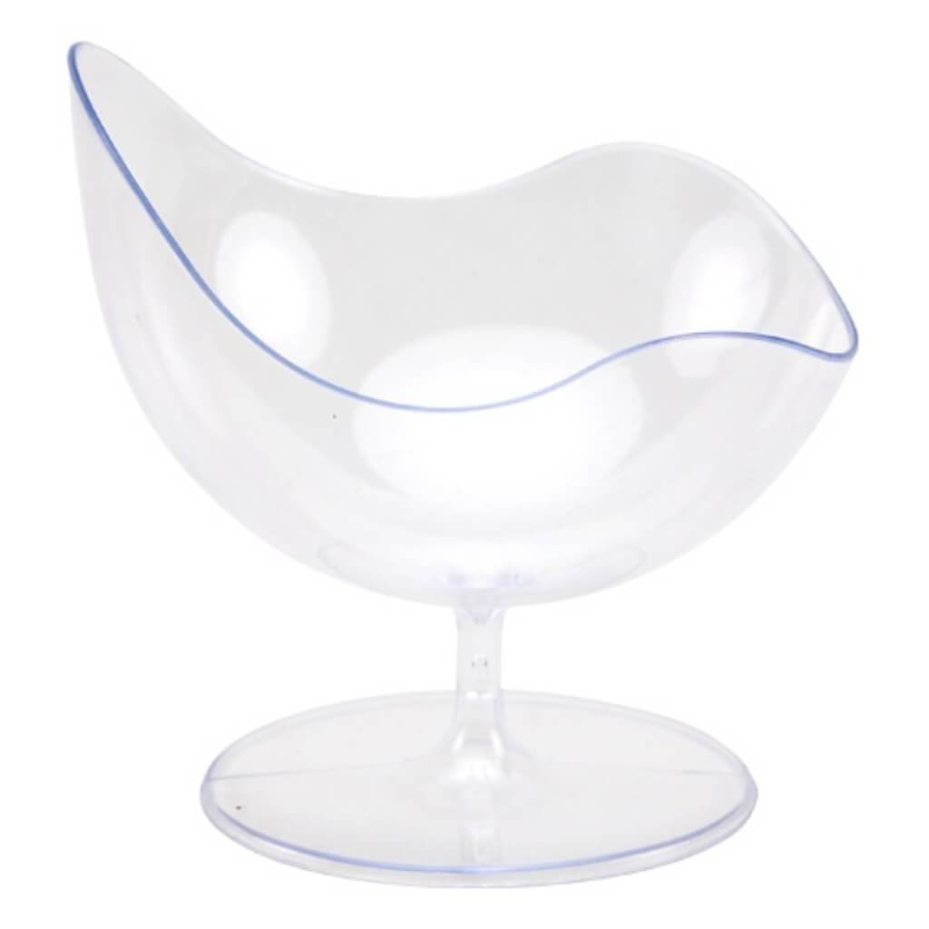 Mini Sundae Dish 8 Count Clear 