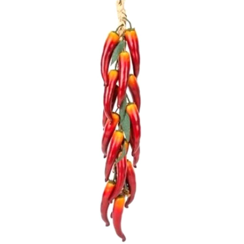 17&quot;Strand of 16 Peppers(S) Red/Orange 