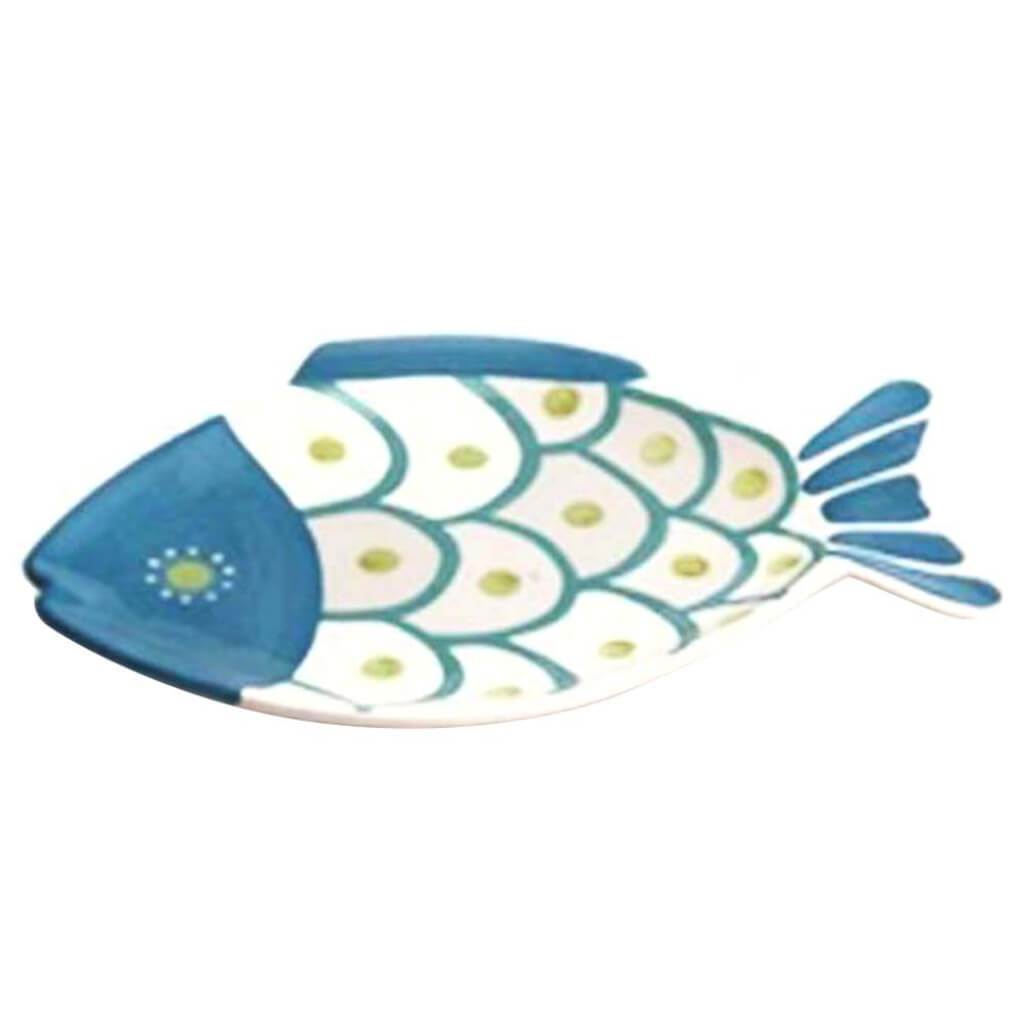 Sm Dolomite Scallop Fish Plate 