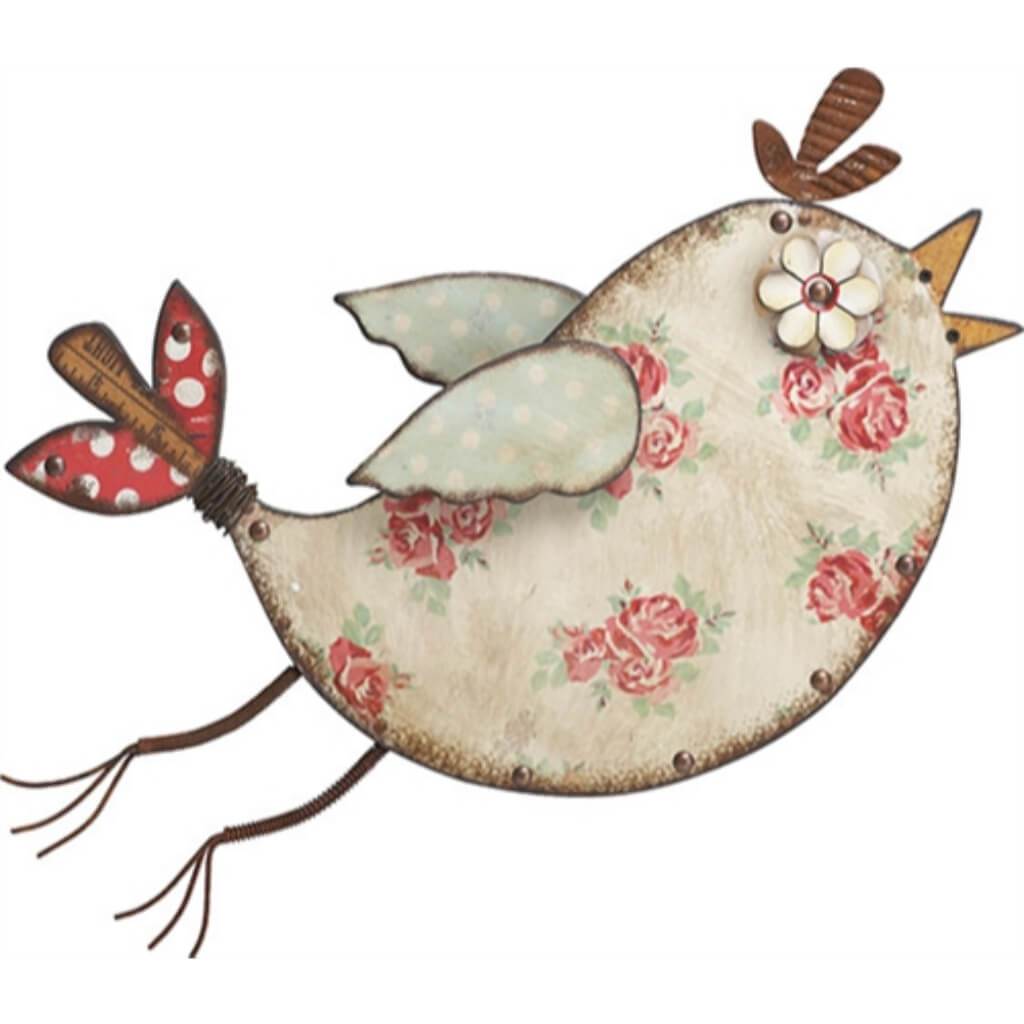 Mdf Calico Art Bird Wall Art 