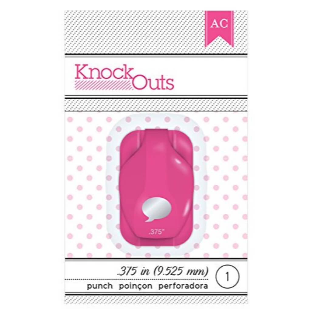 KNOCK OUT MINI PUNCH WORD BUBBLE 3.75IN 