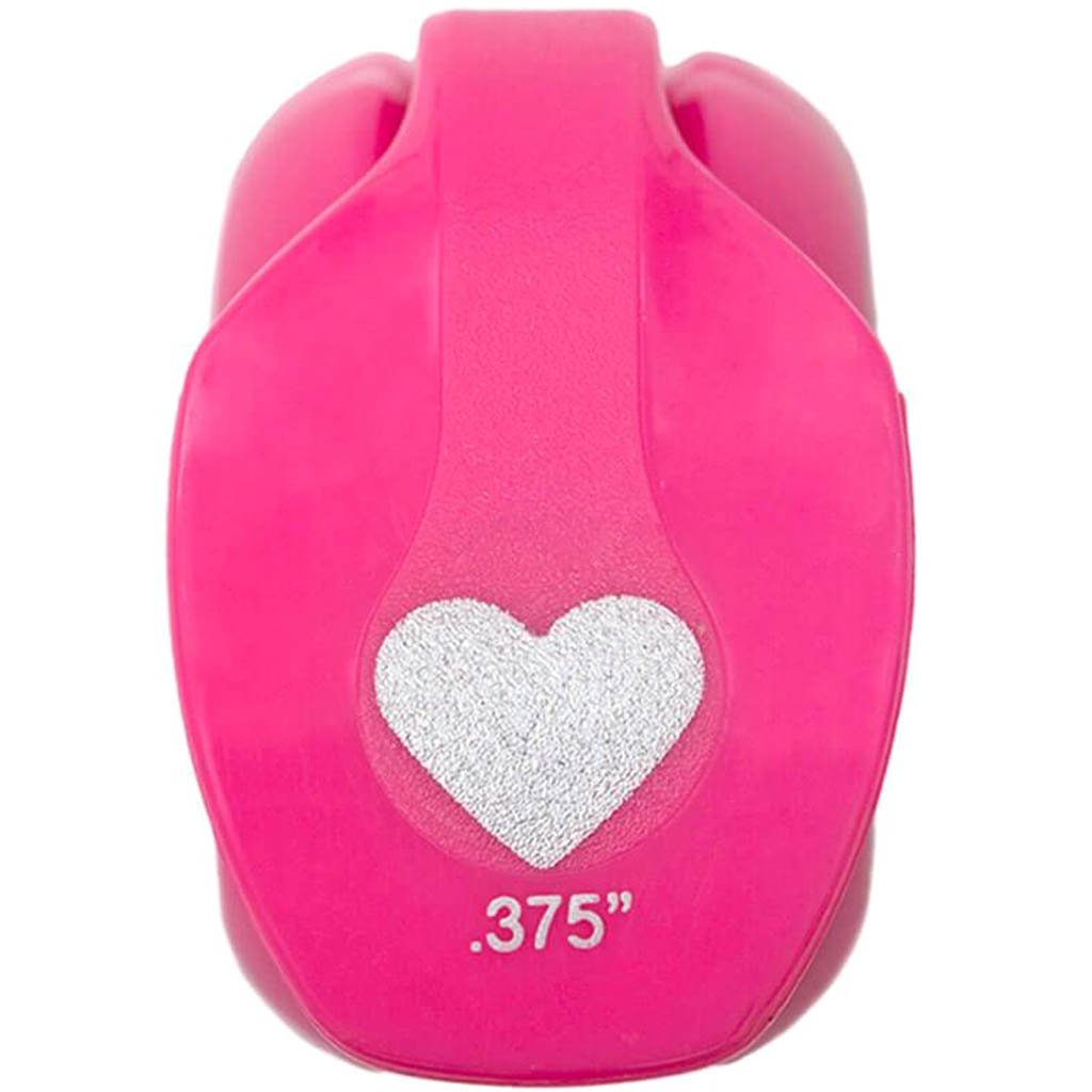 Pink Mini Heart Puncher 3/8in