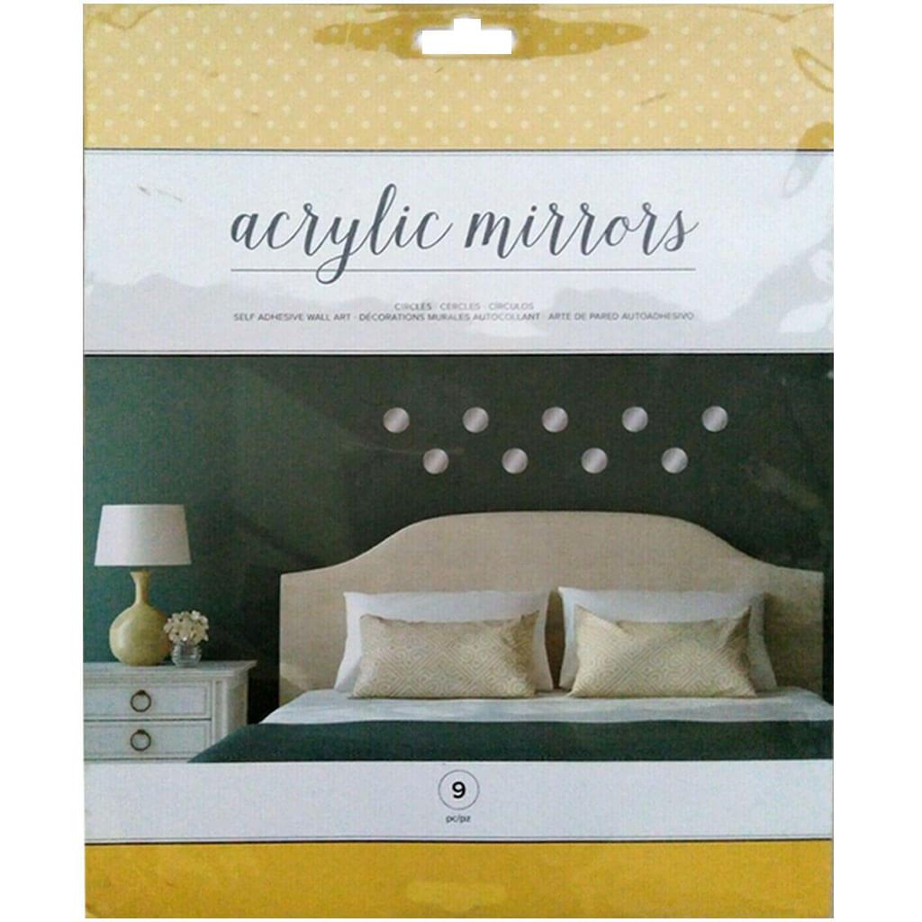 Self Adhesive Wall Art Acrylic Mirror Circles