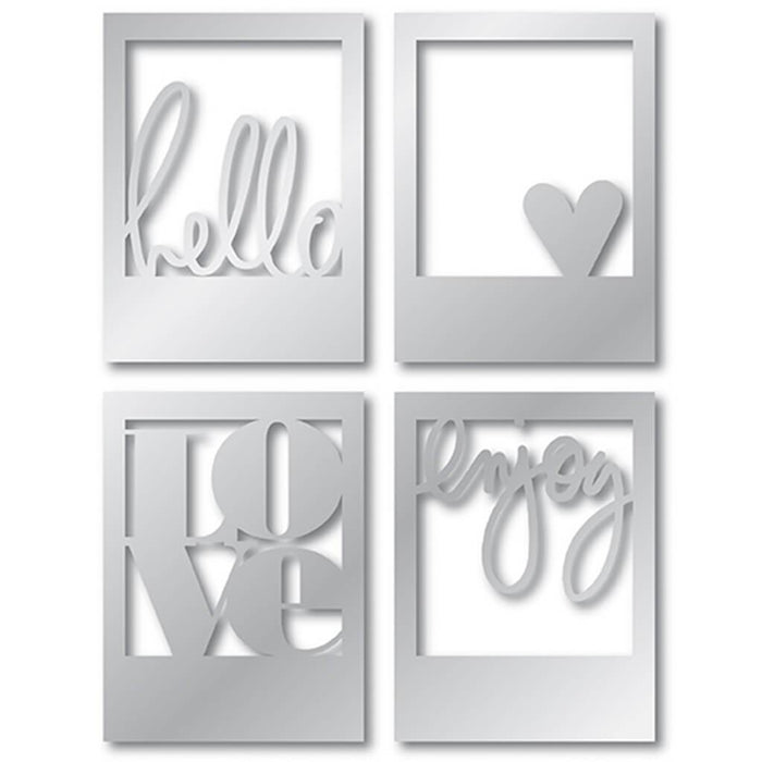 AC DIY Shop Vinyl Polaroid Frames 4 Piece Set