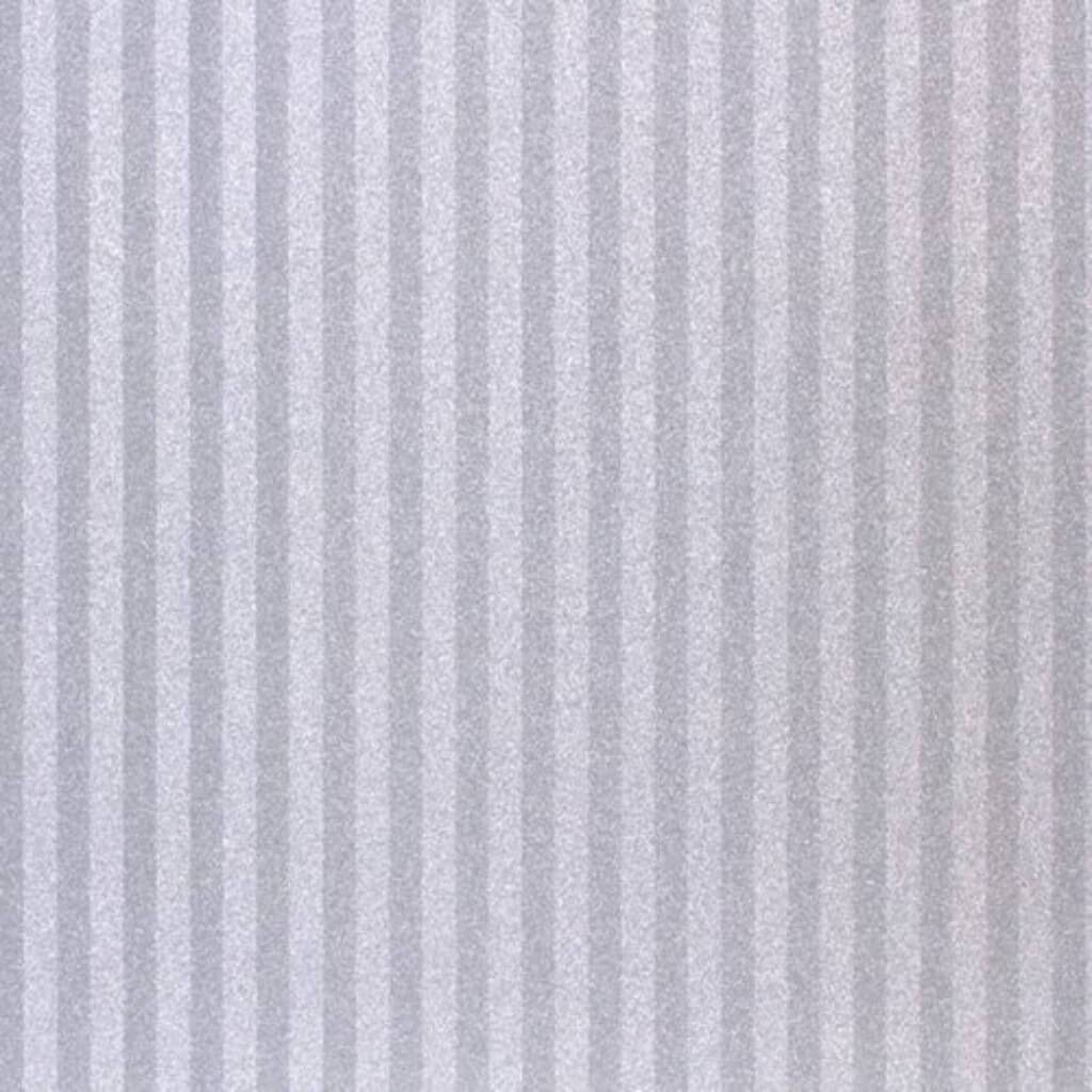 POW PAPER GLITTER SILVER STRIPES 12IN X 12IN 