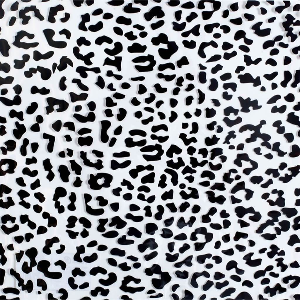 PAPER CHEETAH BLACK 12IN X 12IN 