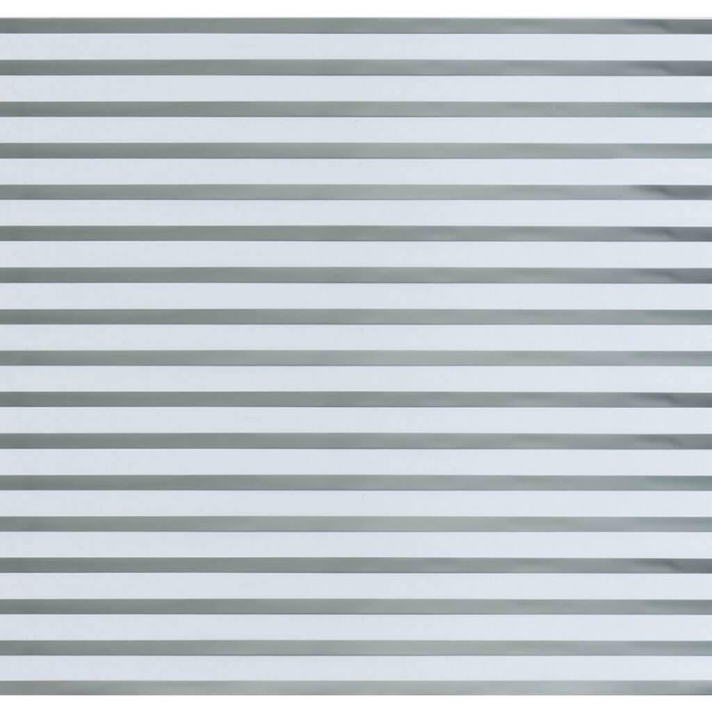 PAPER CLEARLY STRIPE SILVER 12IN X 12IN 