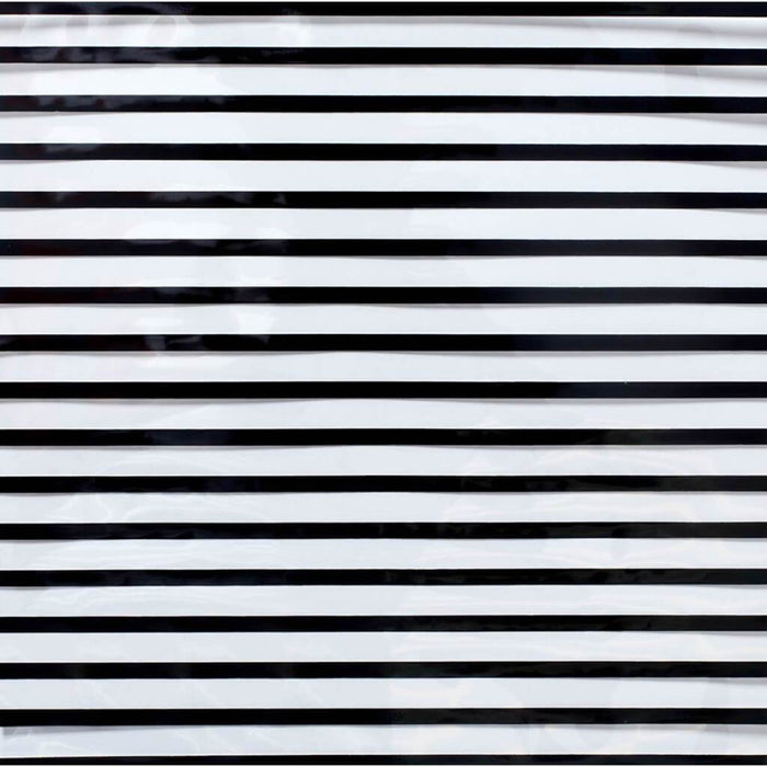 PAPER CLEARLY STRIPE BLACK 12IN X 12IN 