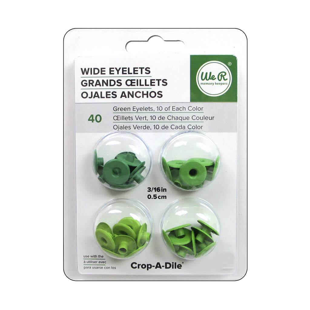 Wide Eyelets Aluminum Set of 40