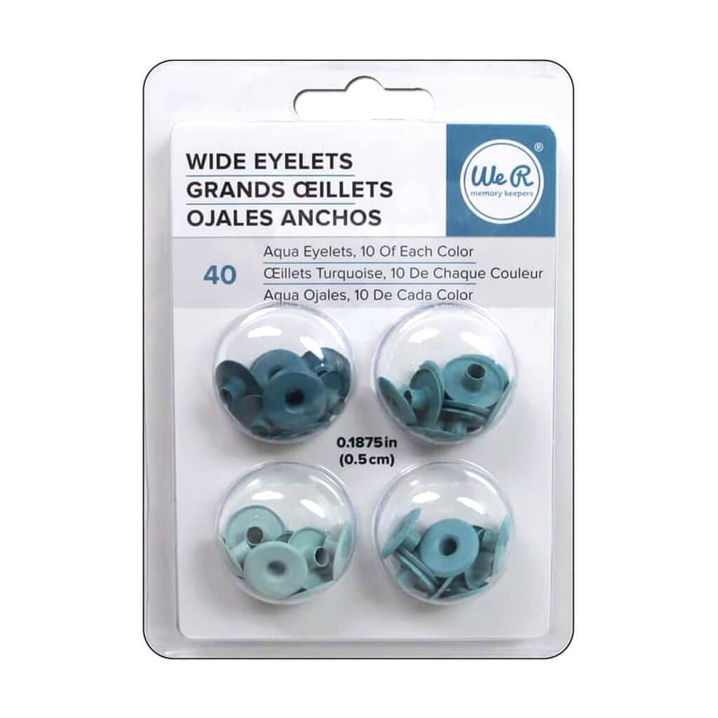 Wide Eyelets Aluminum Set of 40