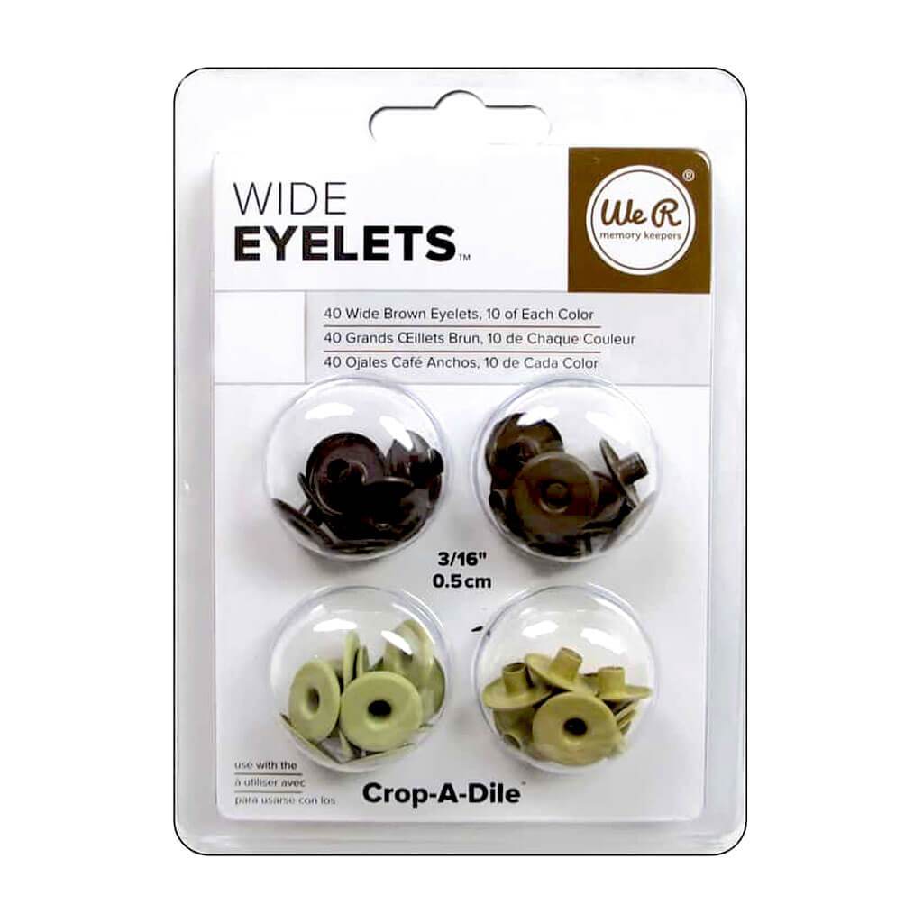 Wide Eyelets Aluminum Set of 40