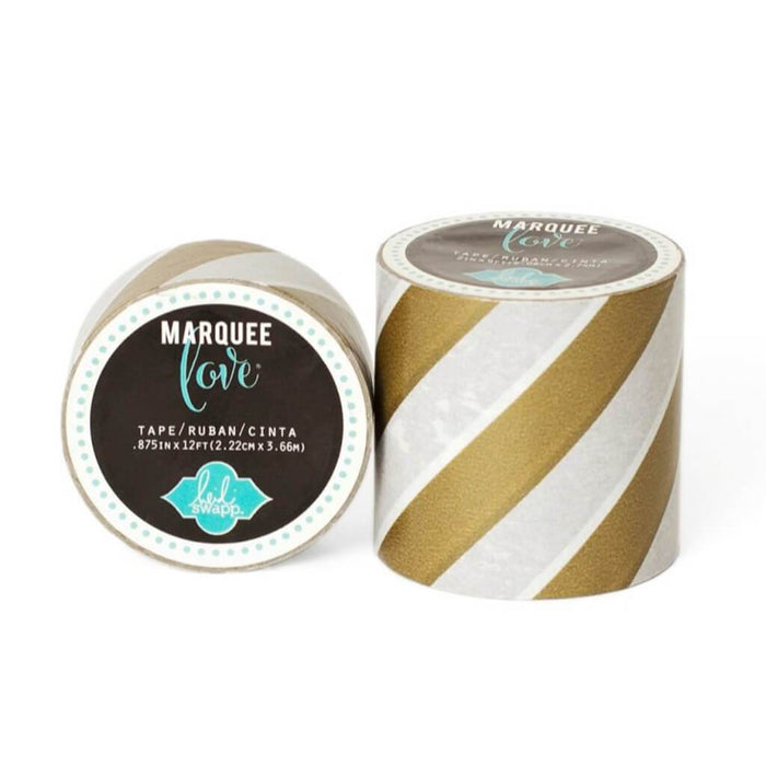 MARQUEE TAPE GOLD FOIL STRIPE 2IN 