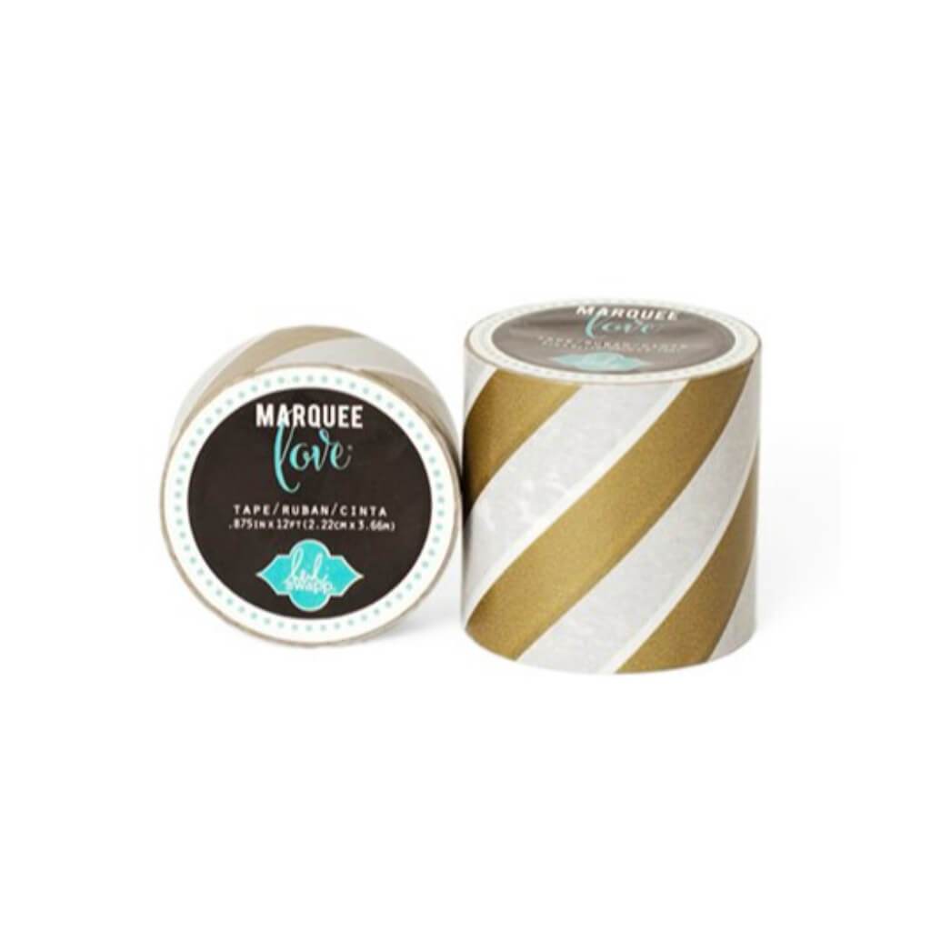 MARQUEE TAPE GOLD STRIPE .875IN 