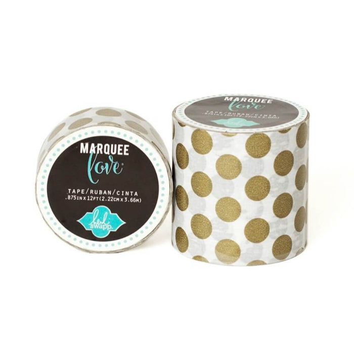 MARQUEE TAPE GOLD FOIL DOT 2IN 