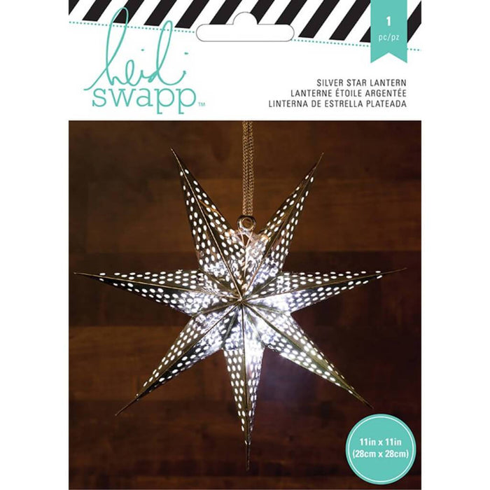 Heidi Swapp 11-inch 7-Point Foil Star Paper Lantern
