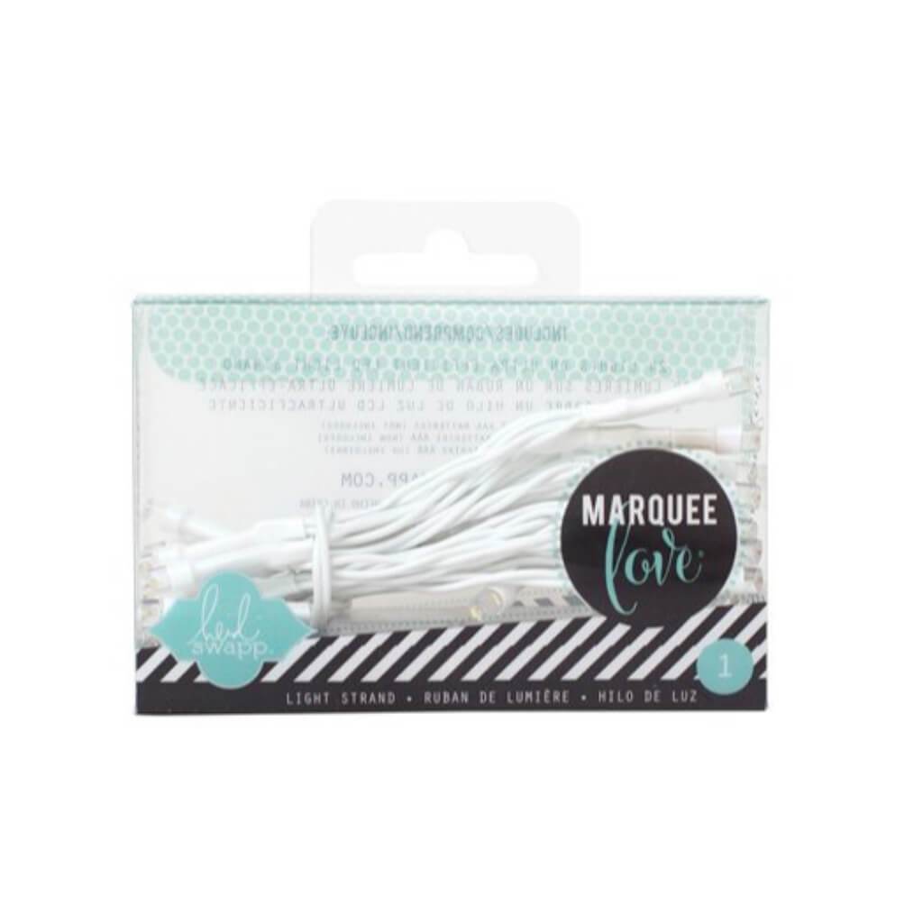 MARQUEE LOVE LIGHT STRAND CLEAR SET OF 3 44.9IN 