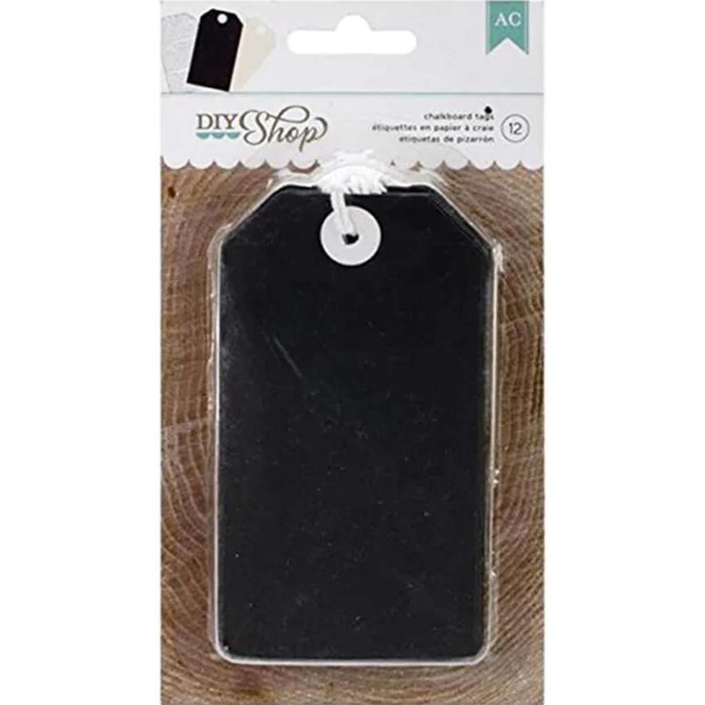 DIY Shop Tags Chalkboard