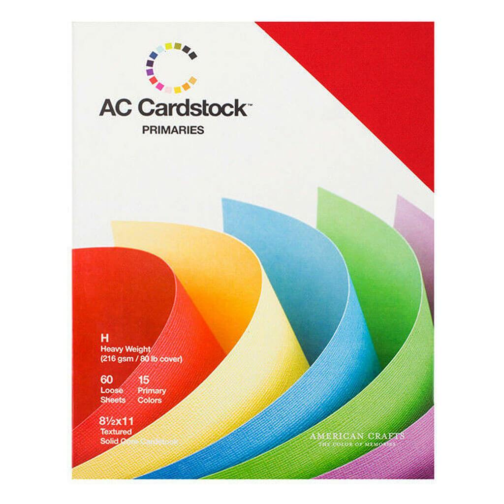 CARDSTOCK VARIETY PACK PRIMARIES 8.5IN X 11IN 