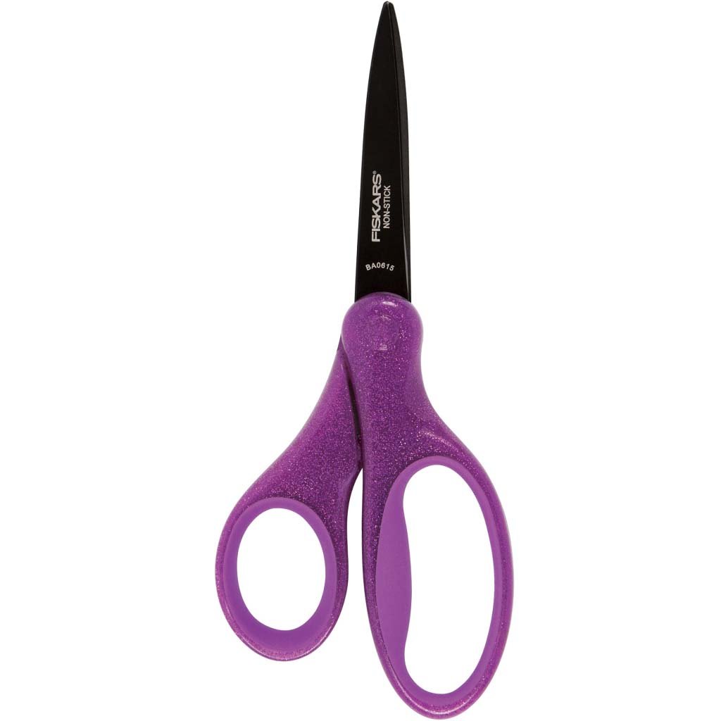 Sparkle Non-stick Softgrip Student Scissors 7in 