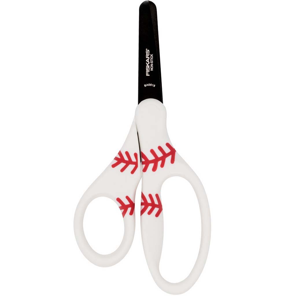 Kids Sport Blunt Tip Safety Edge Blade Scissors Football 