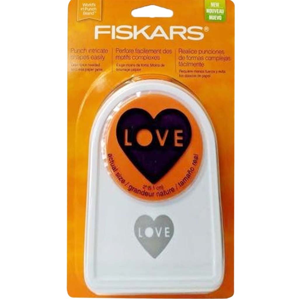 Love Heart Intricate Shape Punch 2in 