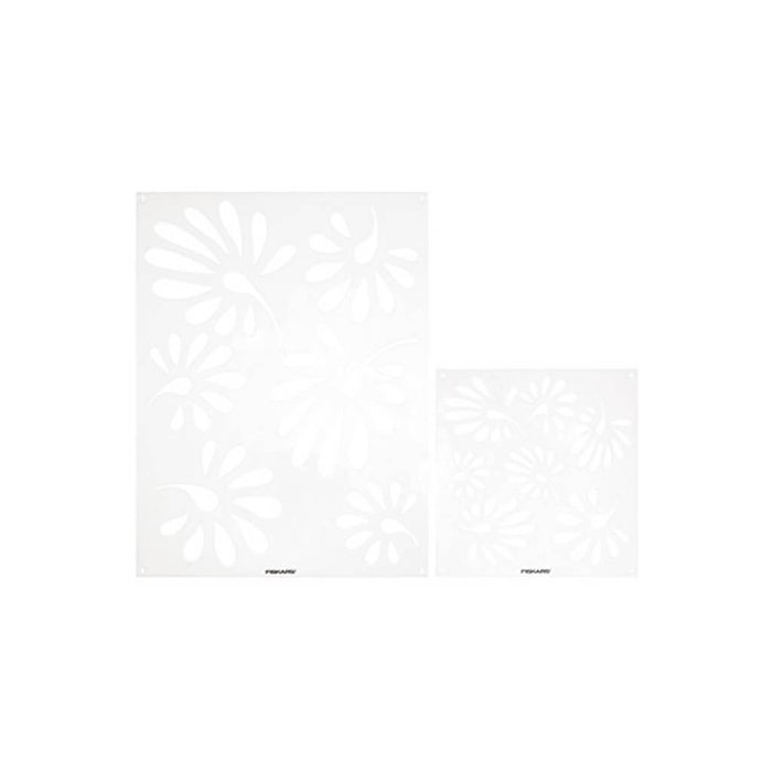 Fiskars 2 Pack Stencil Set, Fitz Fan 