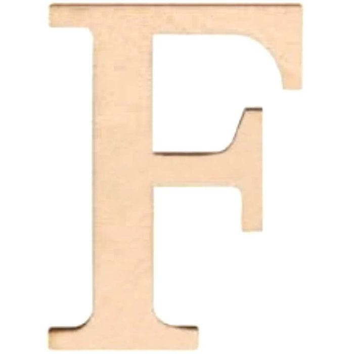 Wood Letter F 1.5in