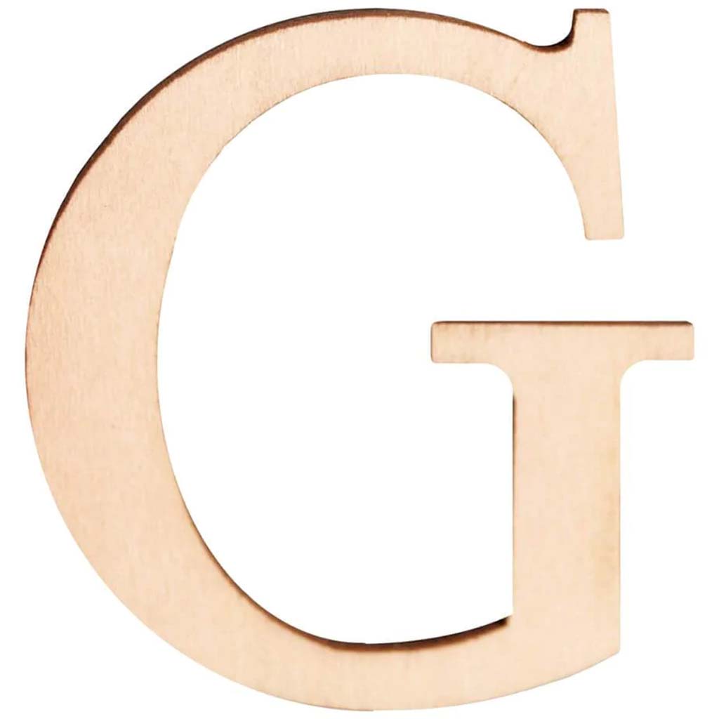 Wood Letter G 1.5in