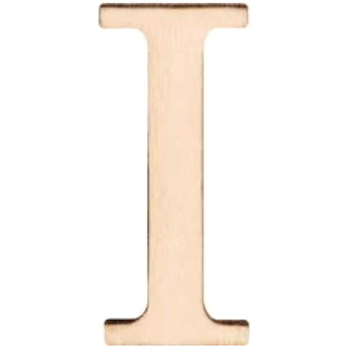 Wood Letter I 1.5in