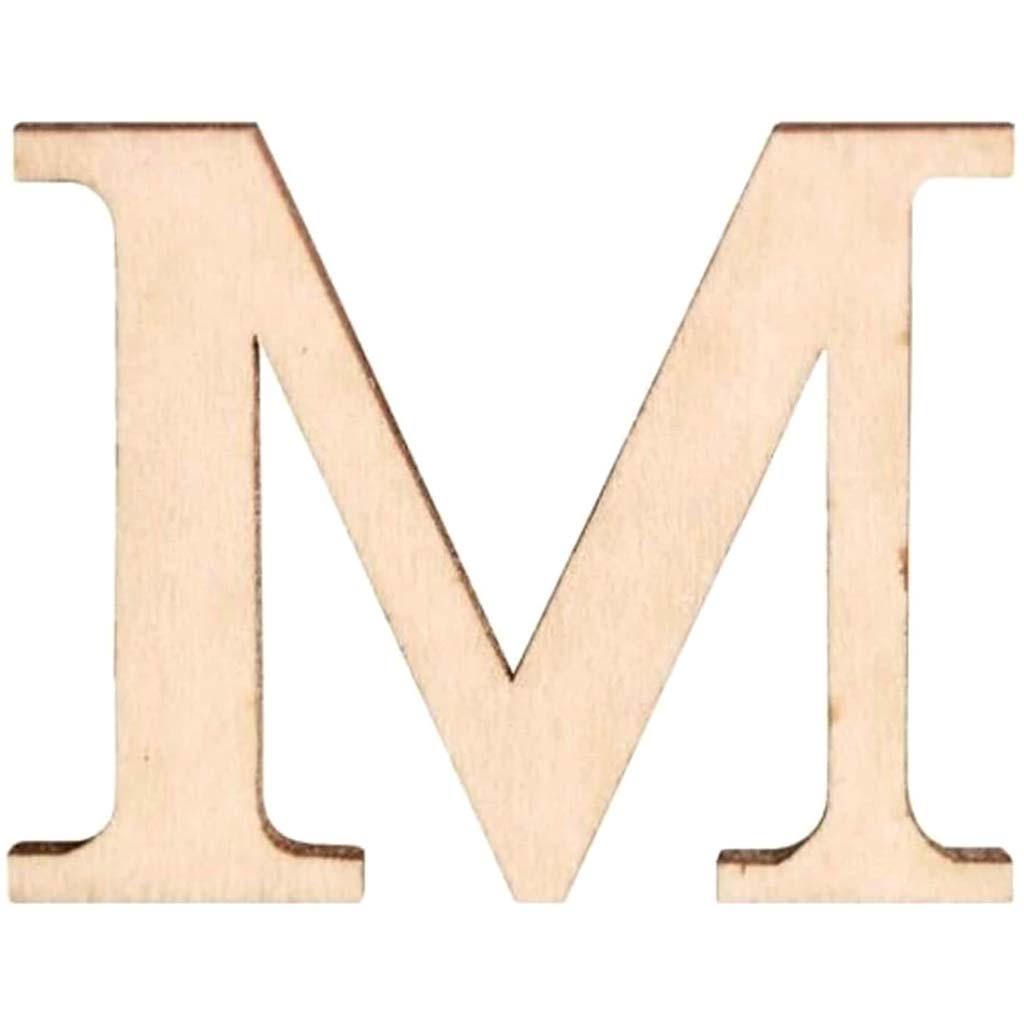 Wood Letter M 1.5in
