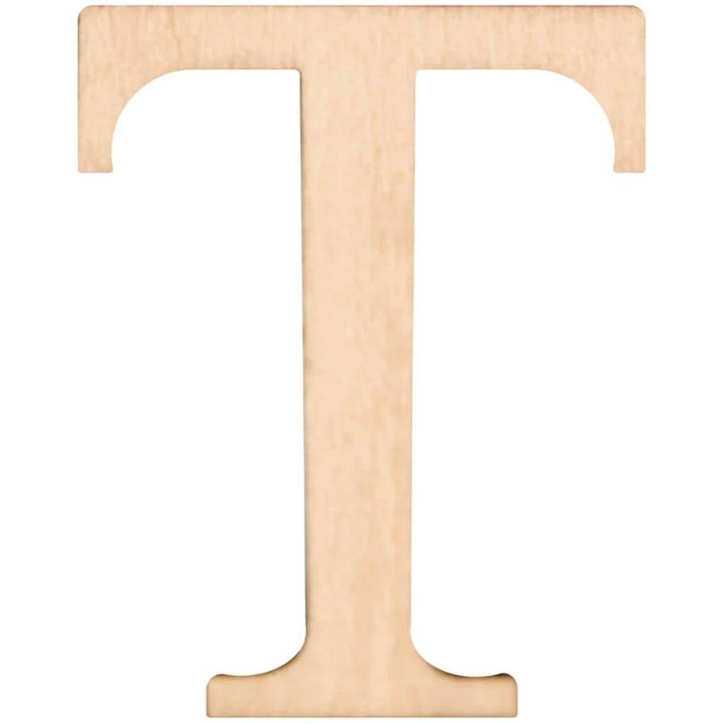 Wood Letter T 1.5in