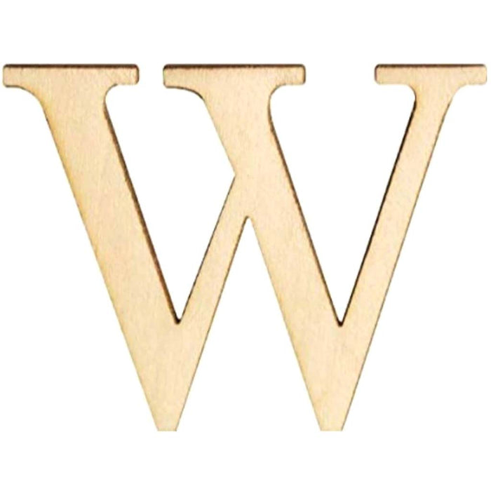 Wood Letter W 1.5in
