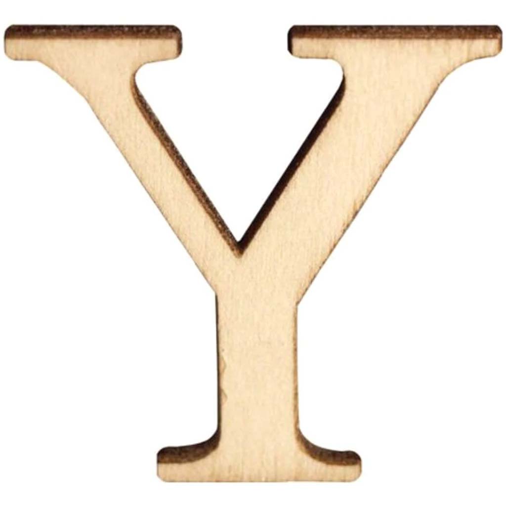 Wood Letter Y 1.5in